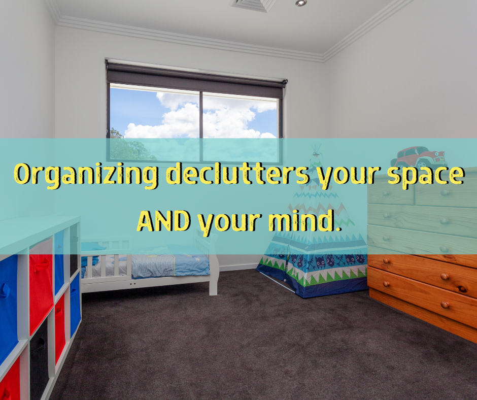 an organized kid's room