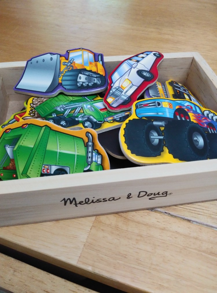 vehicle magnets for a kid's reward board