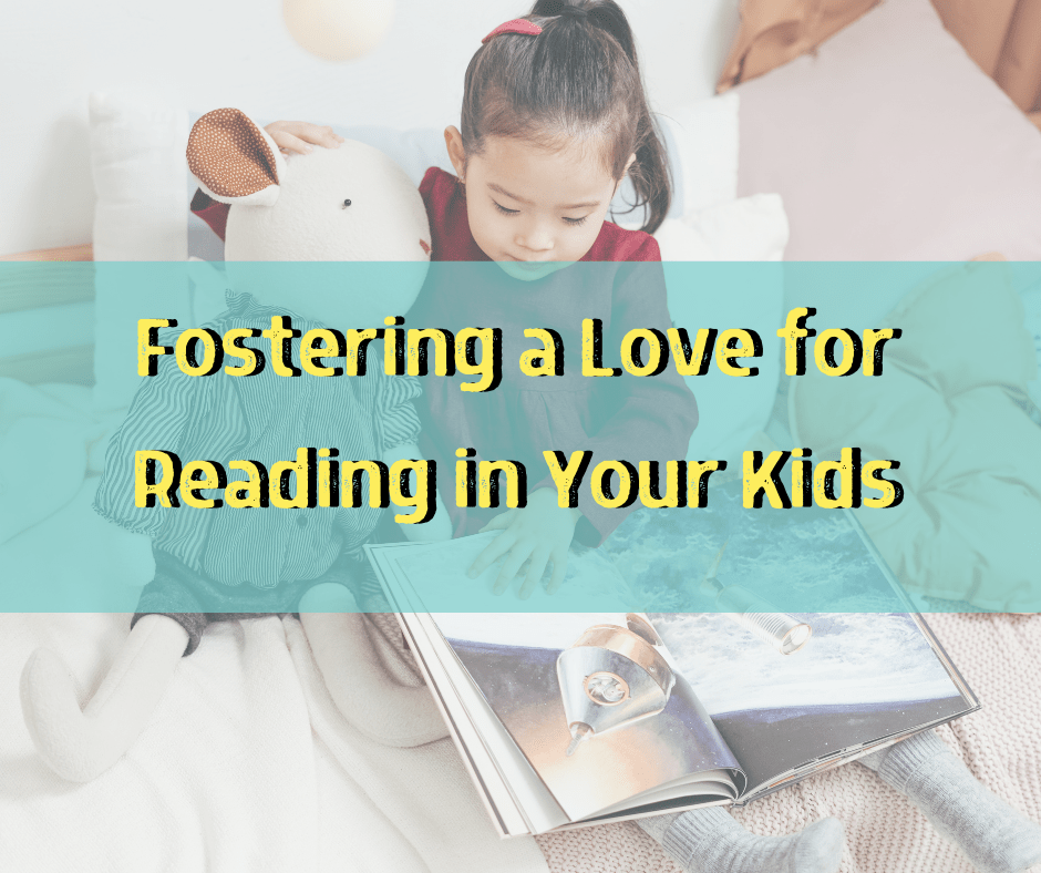 girl reading a book in bed